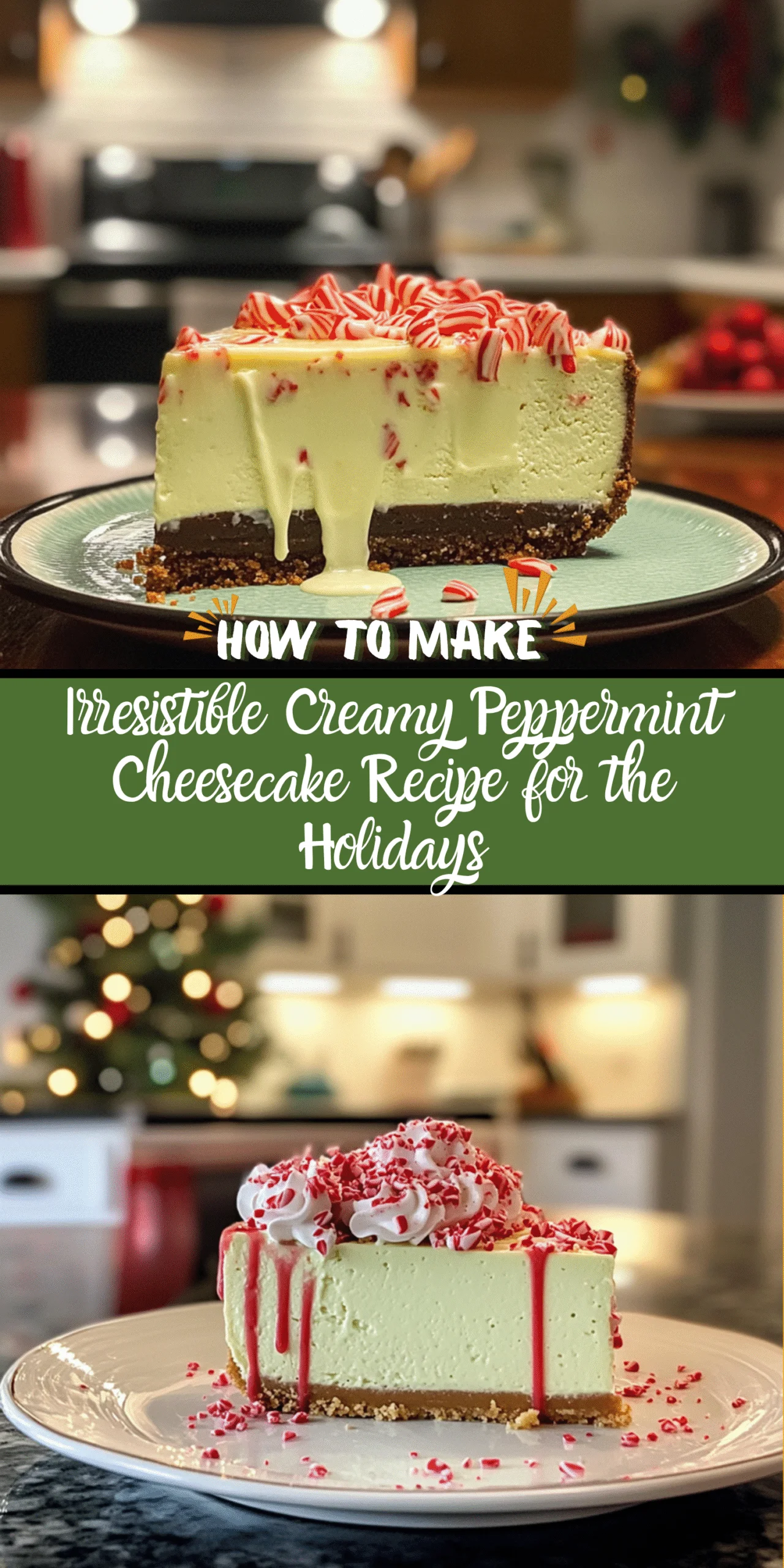 Irresistible Creamy Peppermint Cheesecake Recipe for the Holidays