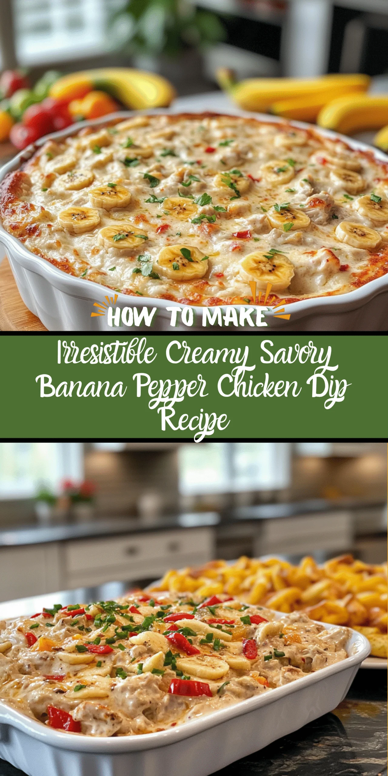 Irresistible Creamy Savory Banana Pepper Chicken Dip Recipe