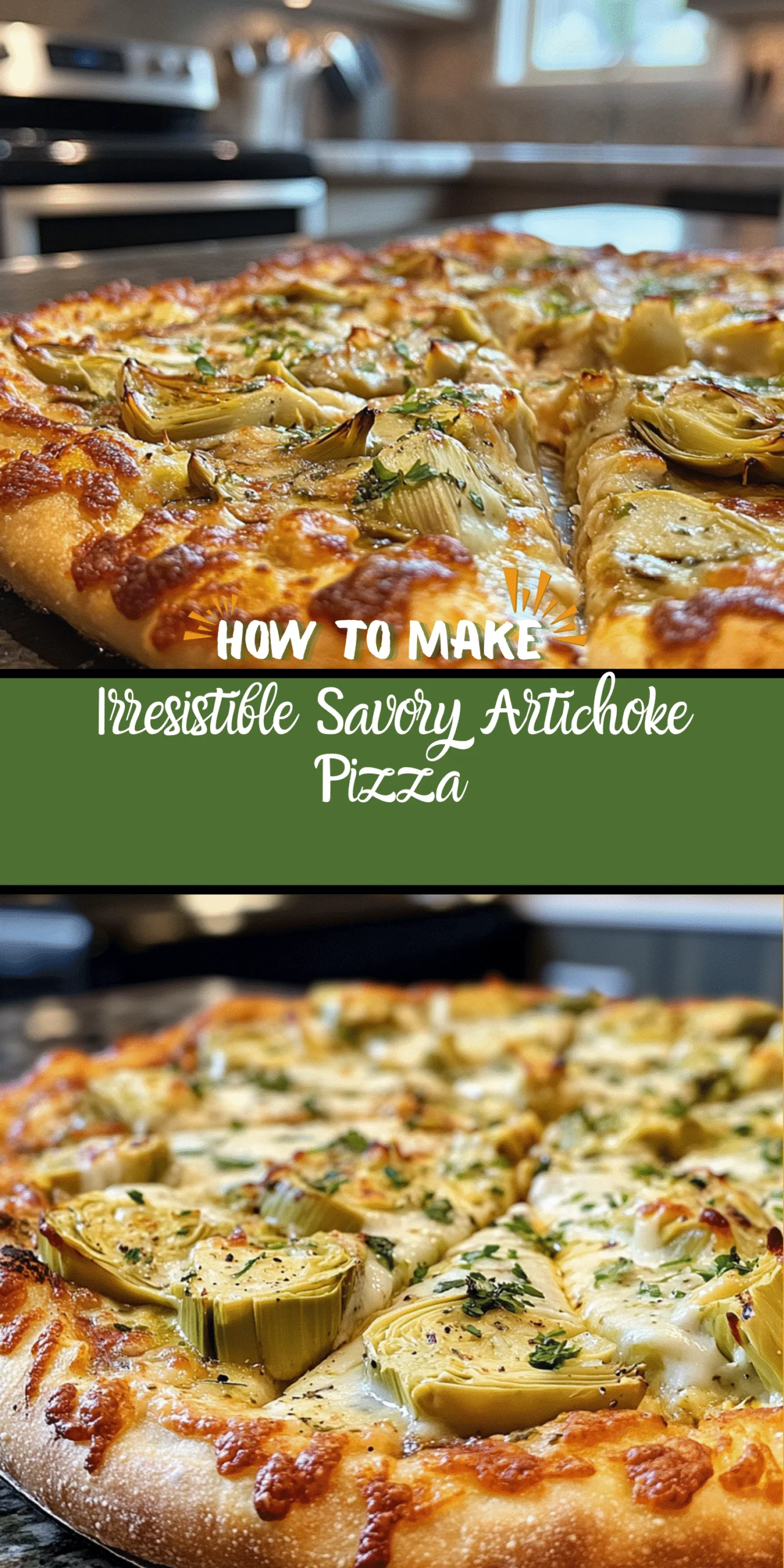 Irresistible Savory Artichoke Pizza