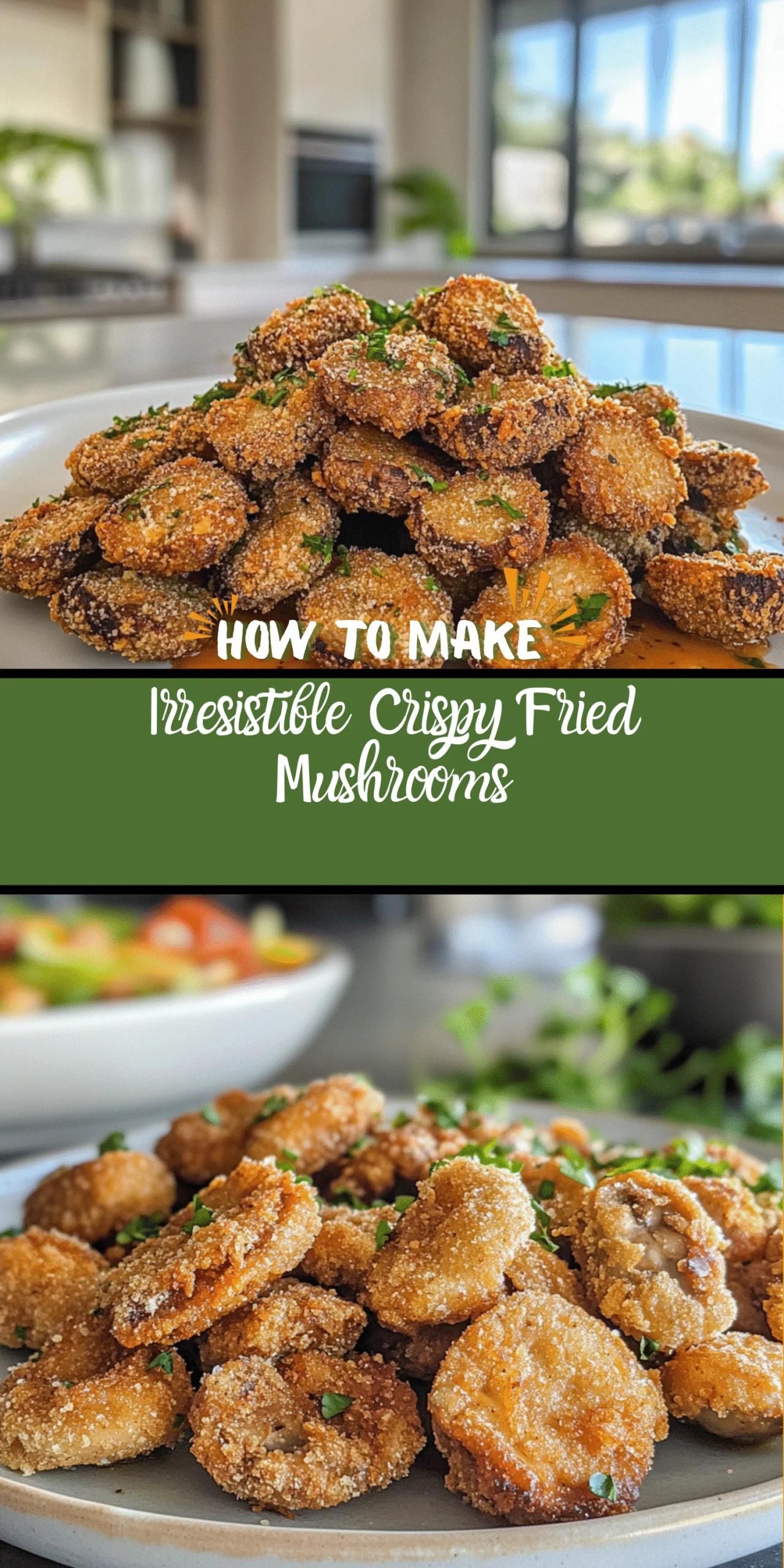 Irresistible Crispy Fried Mushrooms