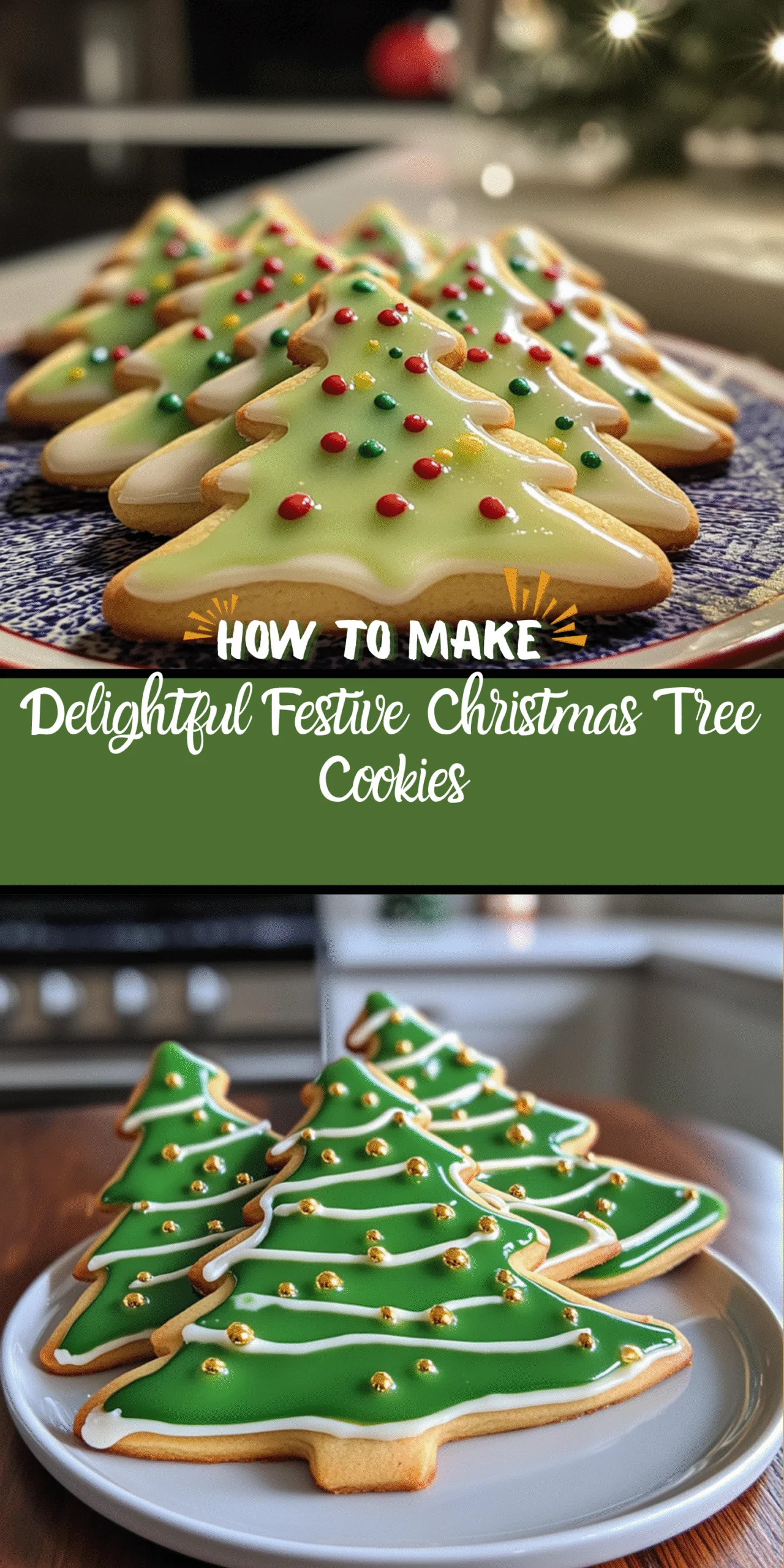 Delightful Festive Christmas Tree Cookies