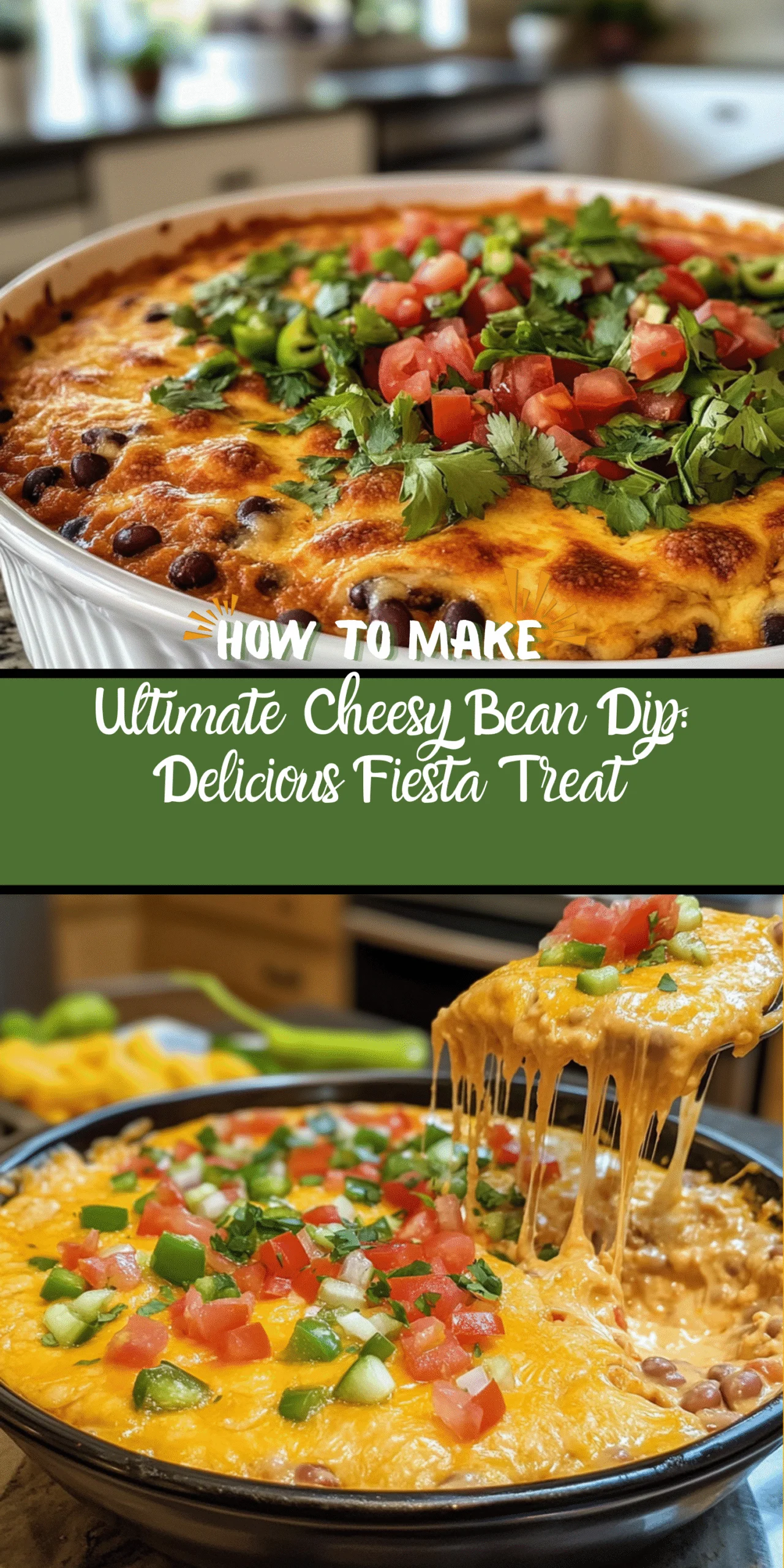 Ultimate Cheesy Bean Dip: Delicious Fiesta Treat