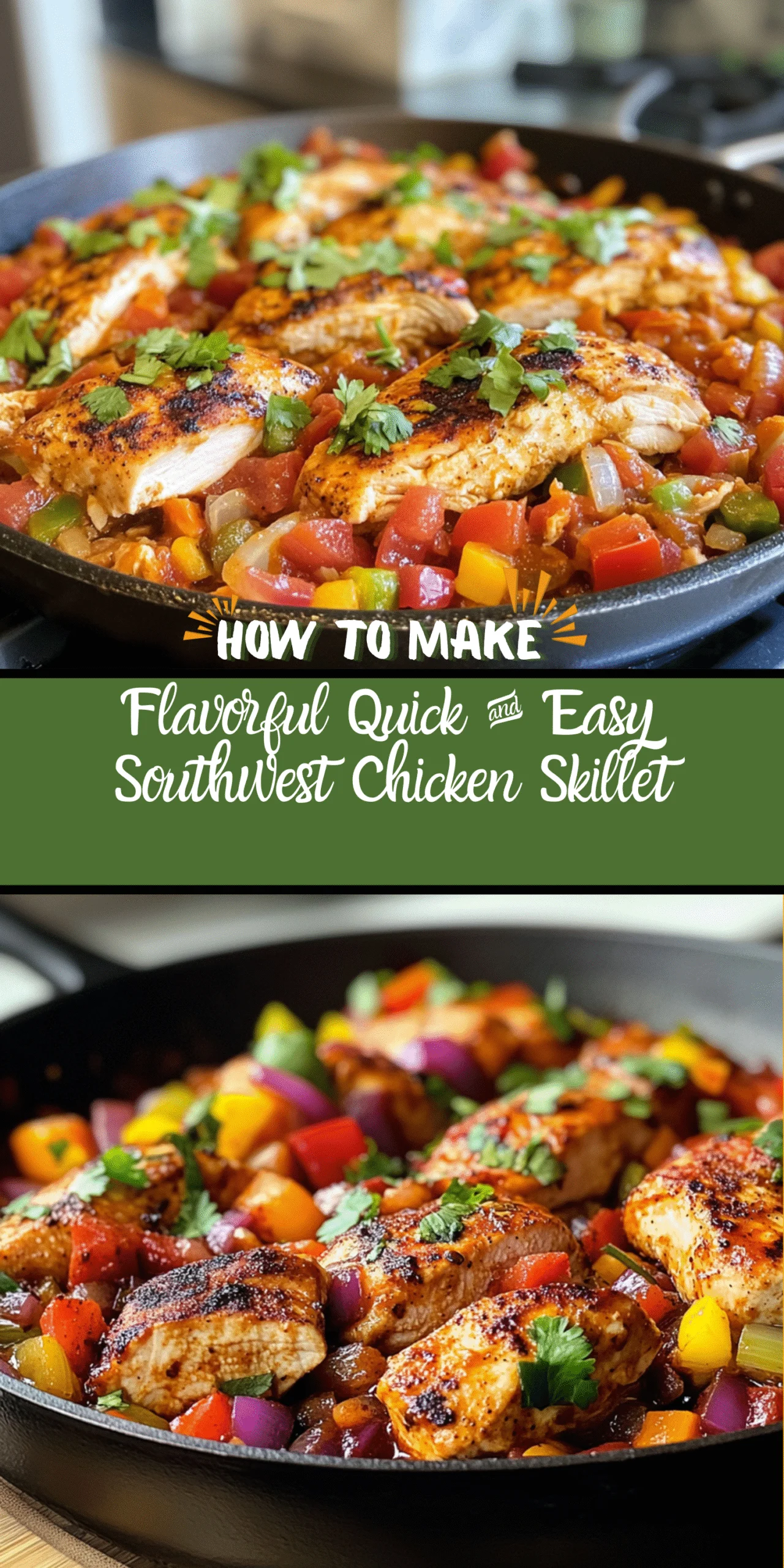 Flavorful Quick & Easy Southwest Chicken Skillet