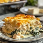 Ultimate Creamy Chicken and Spinach Casserole with Cream Cheese