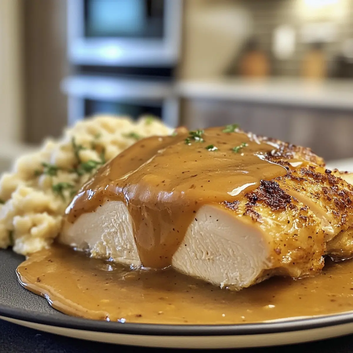 Rich Savory Turkey Gravy from Drippings