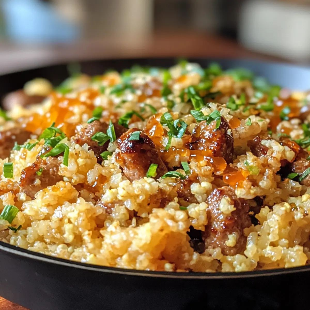 Savory Ultimate Sausage Cauliflower Rice Skillet Recipe Delight