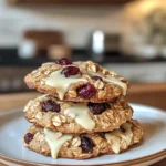 Irresistible Creamy White Chocolate Cranberry Oatmeal Cookies