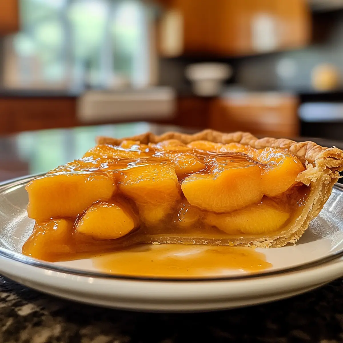 Irresistible Classic Peach Pie Dessert