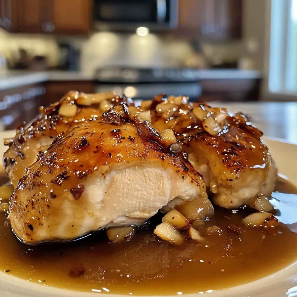 Irresistible Savory Skillet Apple Cider Chicken Delight