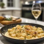 Irresistible Creamy Garlic Chicken Gnocchi Skillet Recipe