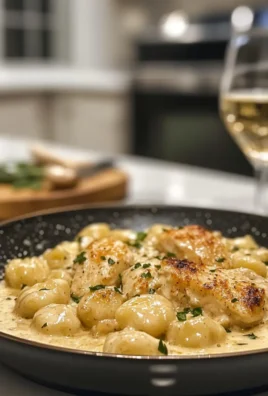 Irresistible Creamy Garlic Chicken Gnocchi Skillet Recipe