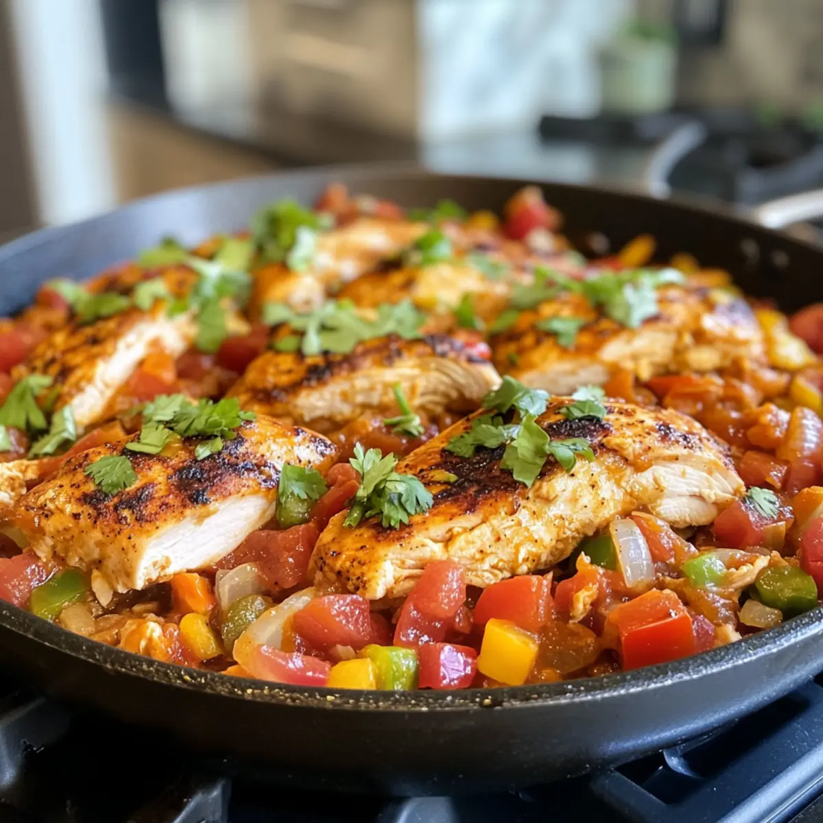Flavorful Quick & Easy Southwest Chicken Skillet