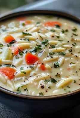 Irresistible Creamy Mediterranean Orzo Soup Recipe for Cozy Nights
