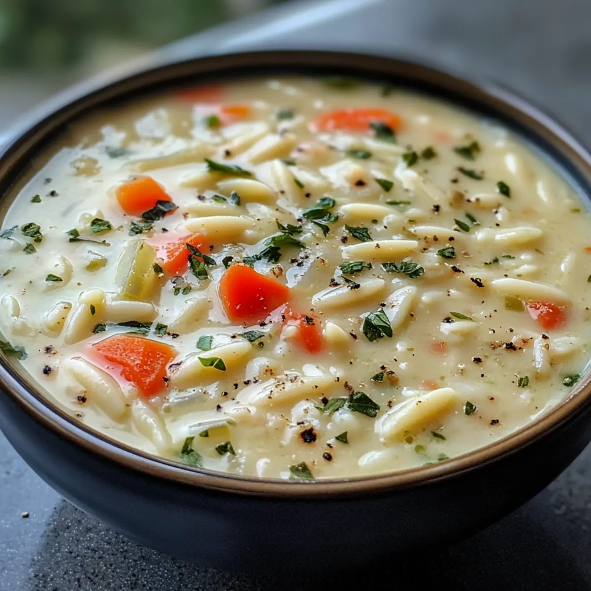 Irresistible Creamy Mediterranean Orzo Soup Recipe for Cozy Nights