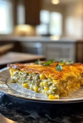 Zesty Spicy Green Chili Corn Casserole