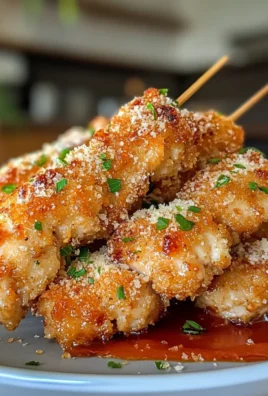 Irresistible Crispy Parmesan Chicken Skewers Recipe You’ll Love