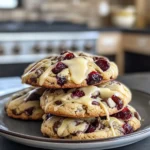 Irresistible Soft Chewy White Chocolate Chip Cranberry Cookies
