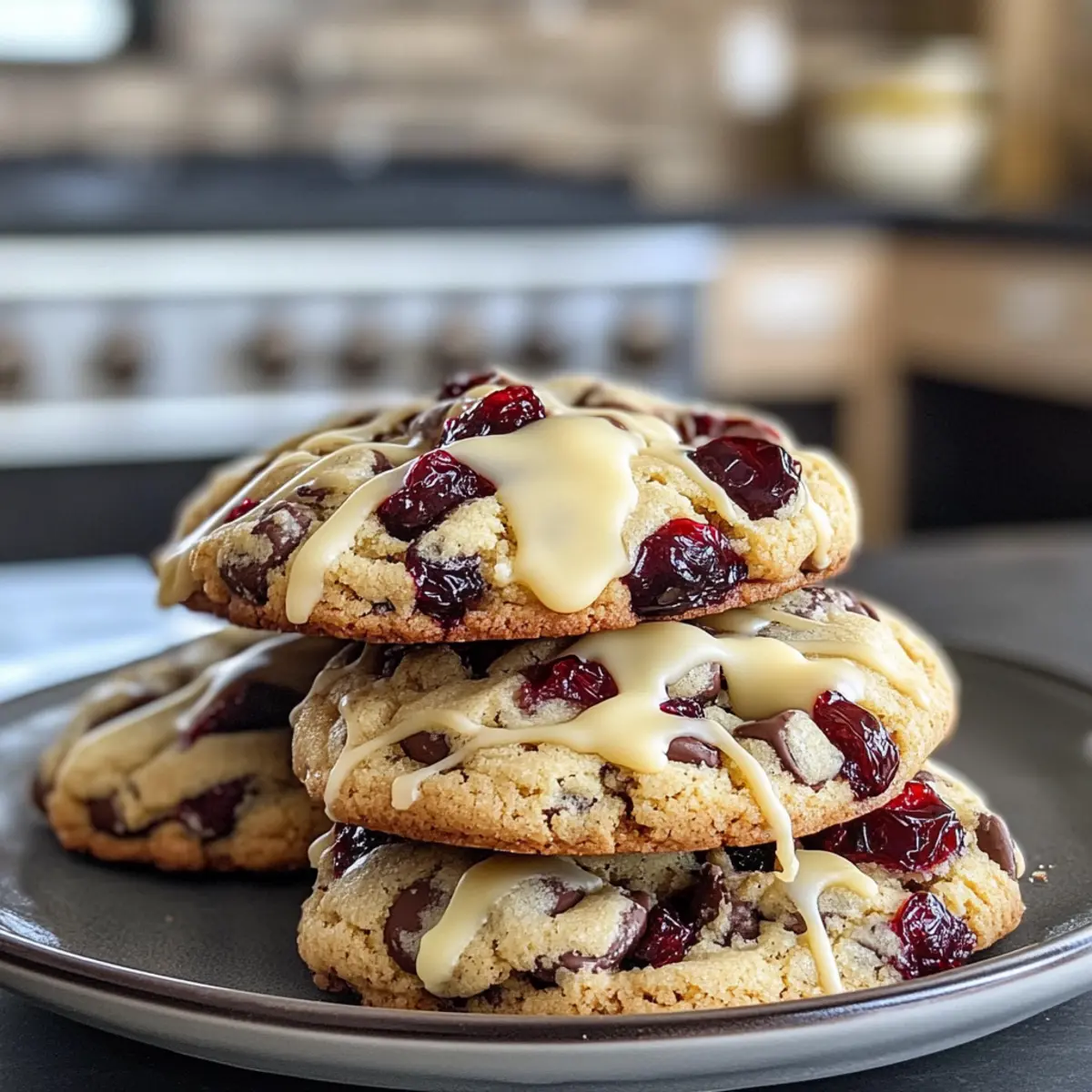Irresistible Soft Chewy White Chocolate Chip Cranberry Cookies
