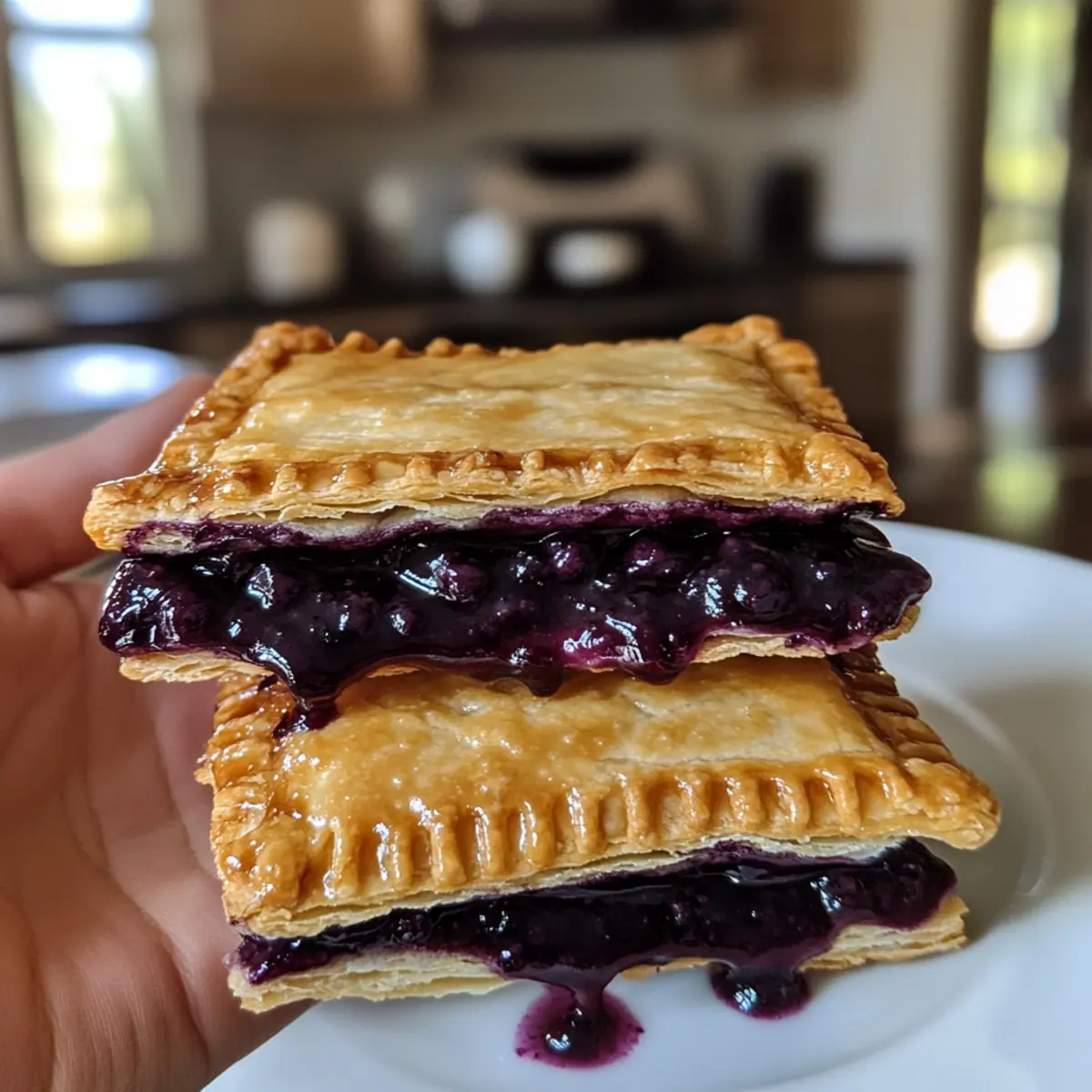 Irresistible Flaky Blueberry Pop Tarts