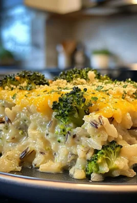 Ultimate One Pan Wild Rice and Cheesy Broccoli Casserole Delight