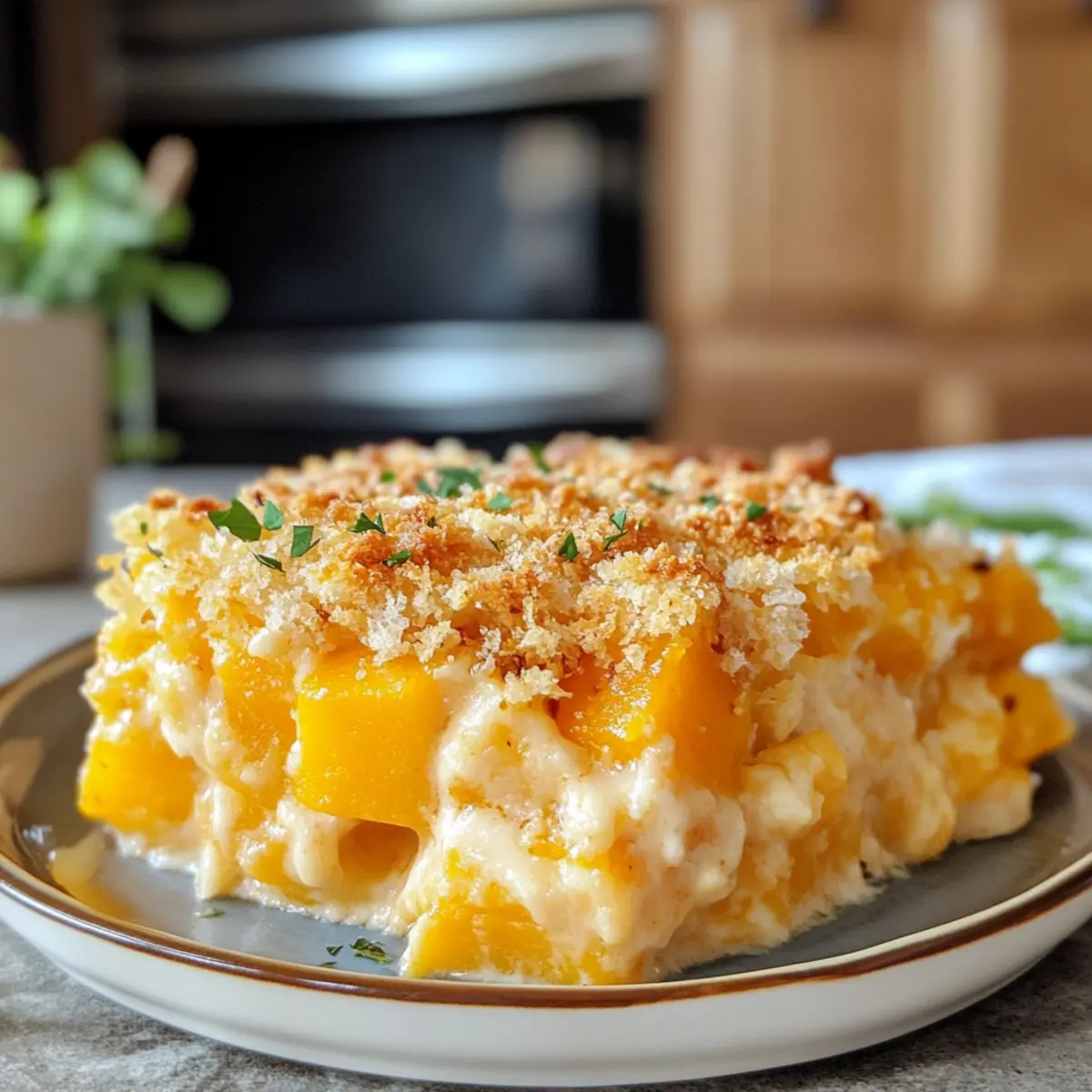 Irresistible Creamy Cheesy Butternut Squash Casserole Recipe