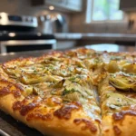 Irresistible Savory Artichoke Pizza