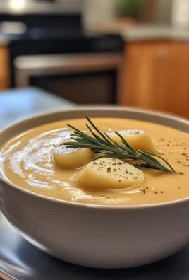 Cozy Creamy Slow Cooker Rosemary-Potato Soup Delight
