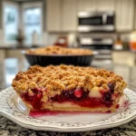 Irresistible Cranberry Pear Crumble Pie Delight