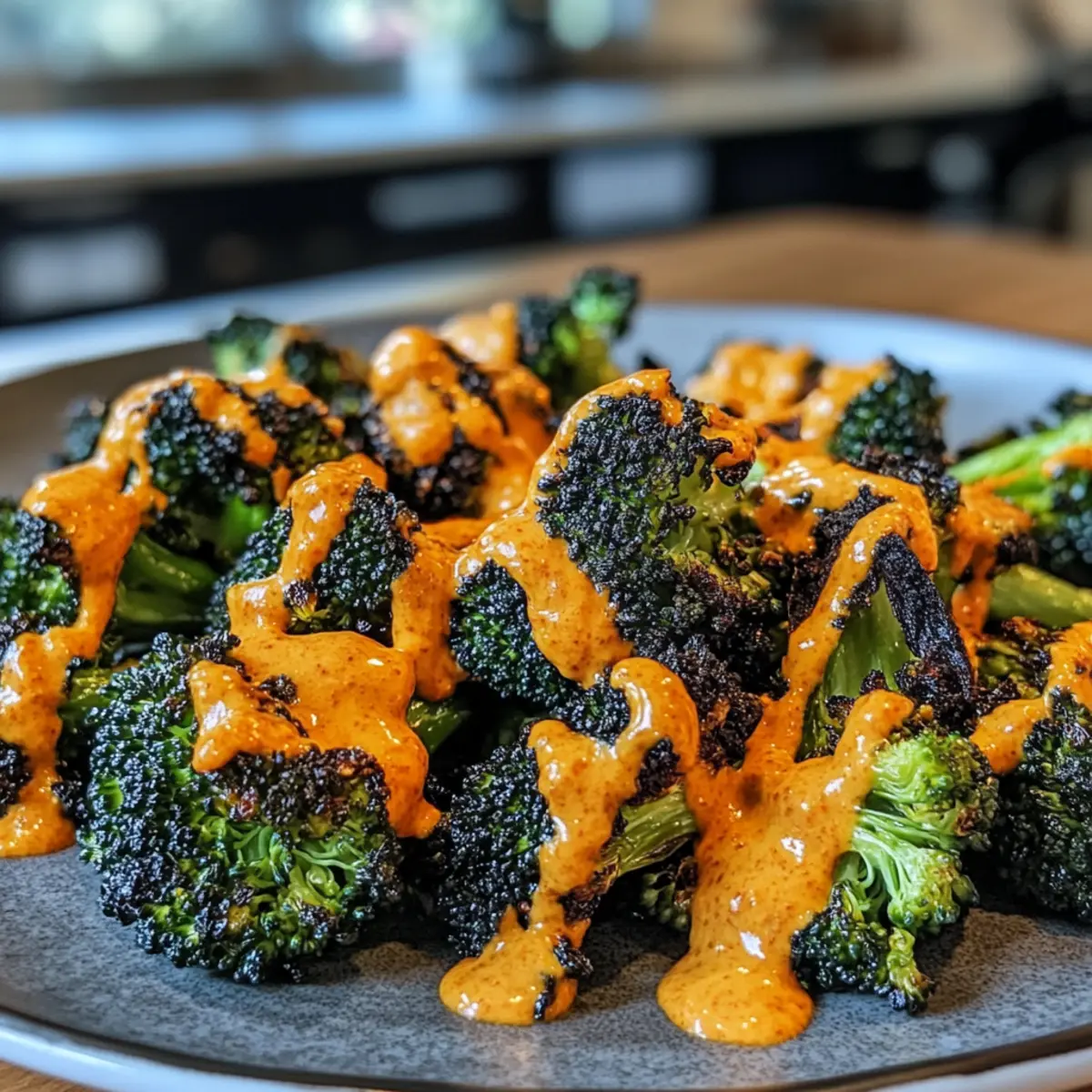 Irresistible Charred Smoky Broccoli with Hazelnut Romesco Recipe