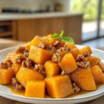 Irresistible Sweet Roasted Butternut Squash with Candied Walnuts