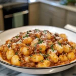 Irresistible Creamy Gnocchi Bolognese