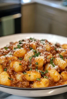 Irresistible Creamy Gnocchi Bolognese