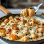 Irresistible Creamy Garlic Chicken Gnocchi Skillet Recipe