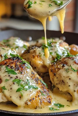 Irresistible Creamy Cheesy Skillet Garlic Parmesan Chicken & Potatoes