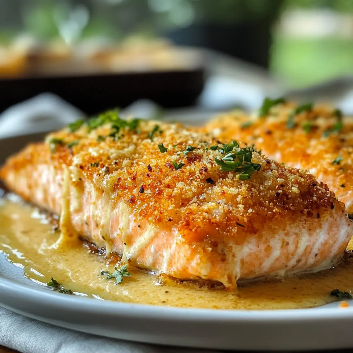 Irresistible Crispy Parmesan Crusted Salmon