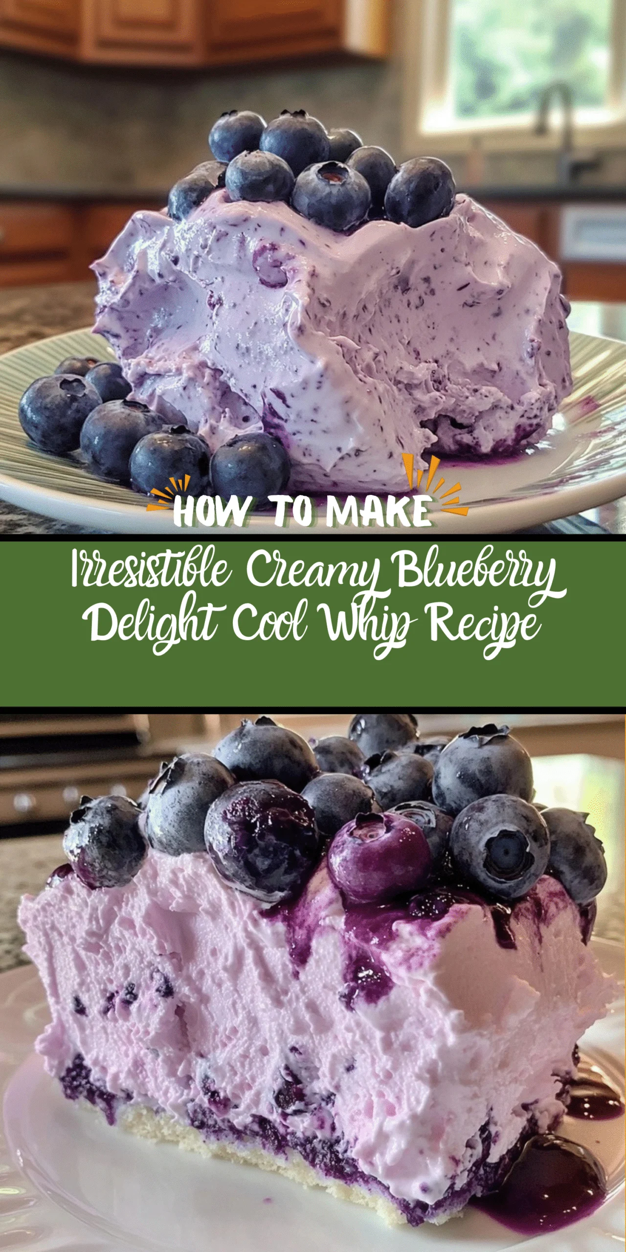 Irresistible Creamy Blueberry Delight Cool Whip Recipe