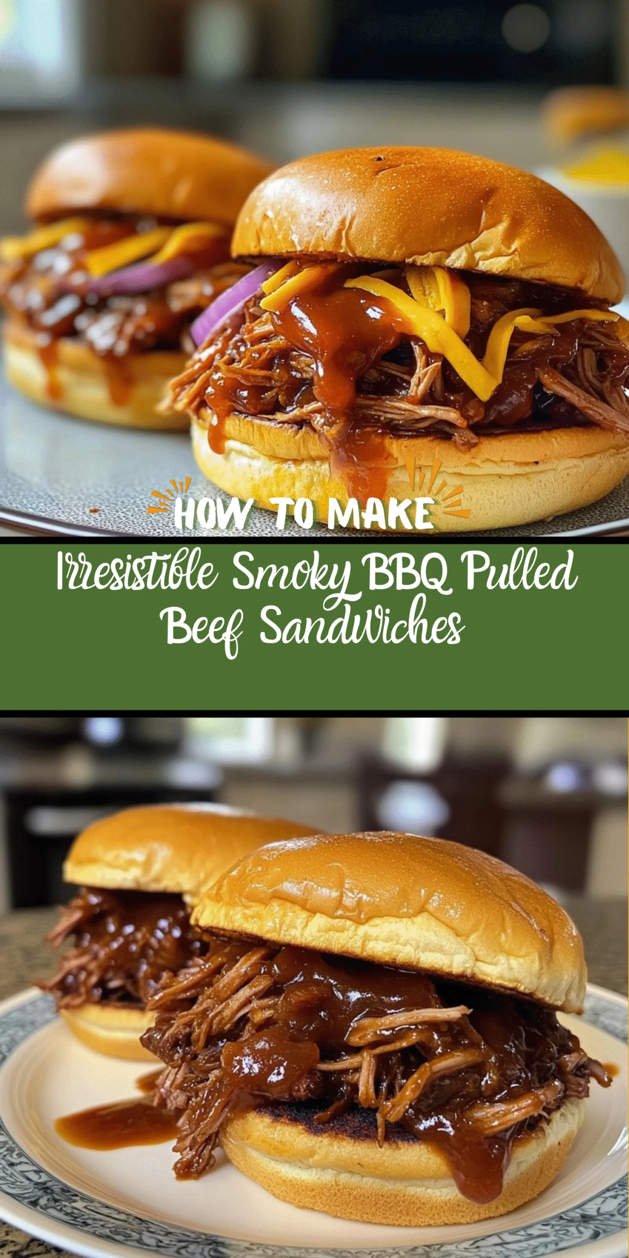 Irresistible Smoky BBQ Pulled Beef Sandwiches