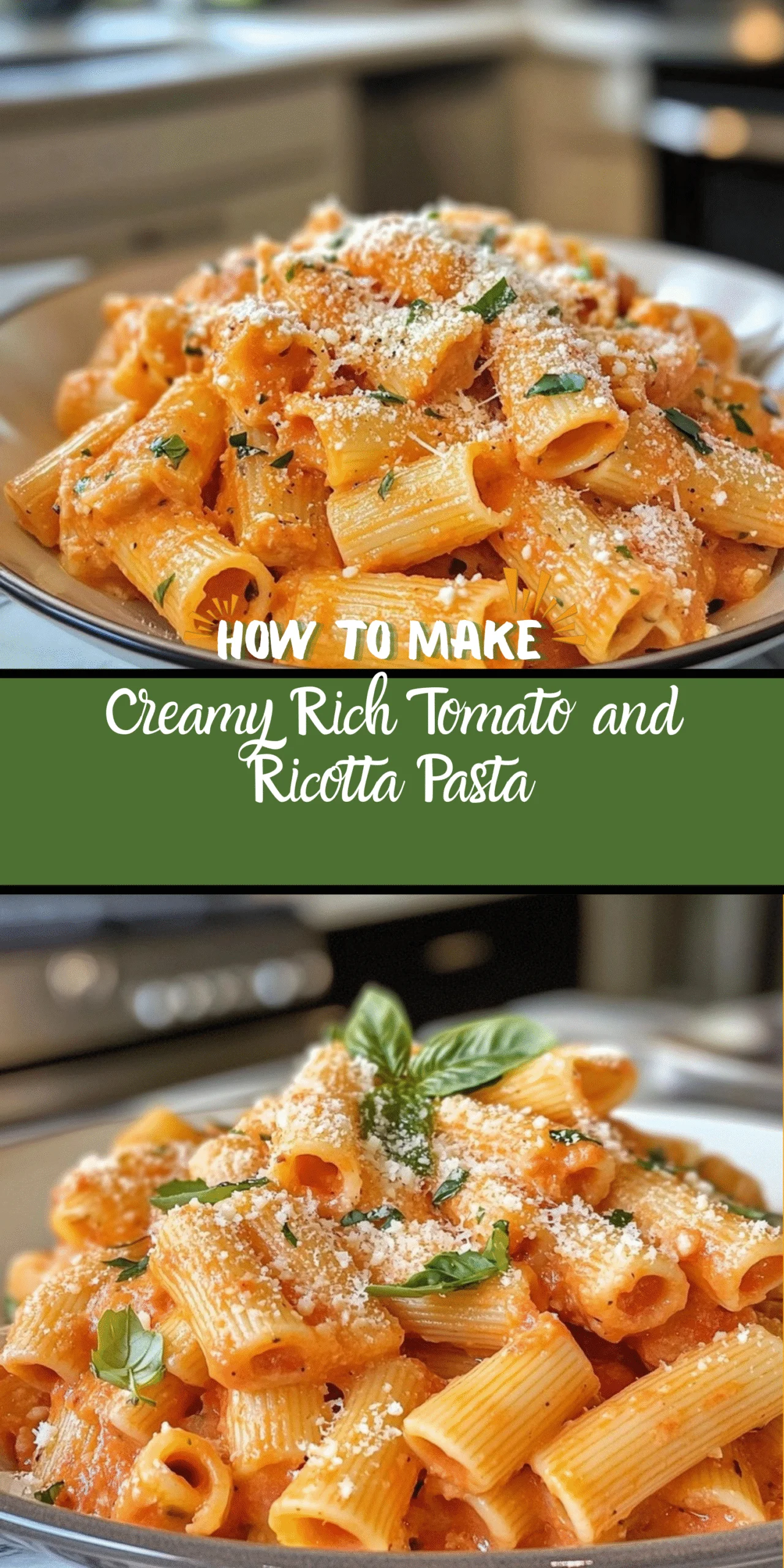 Creamy Rich Tomato and Ricotta Pasta