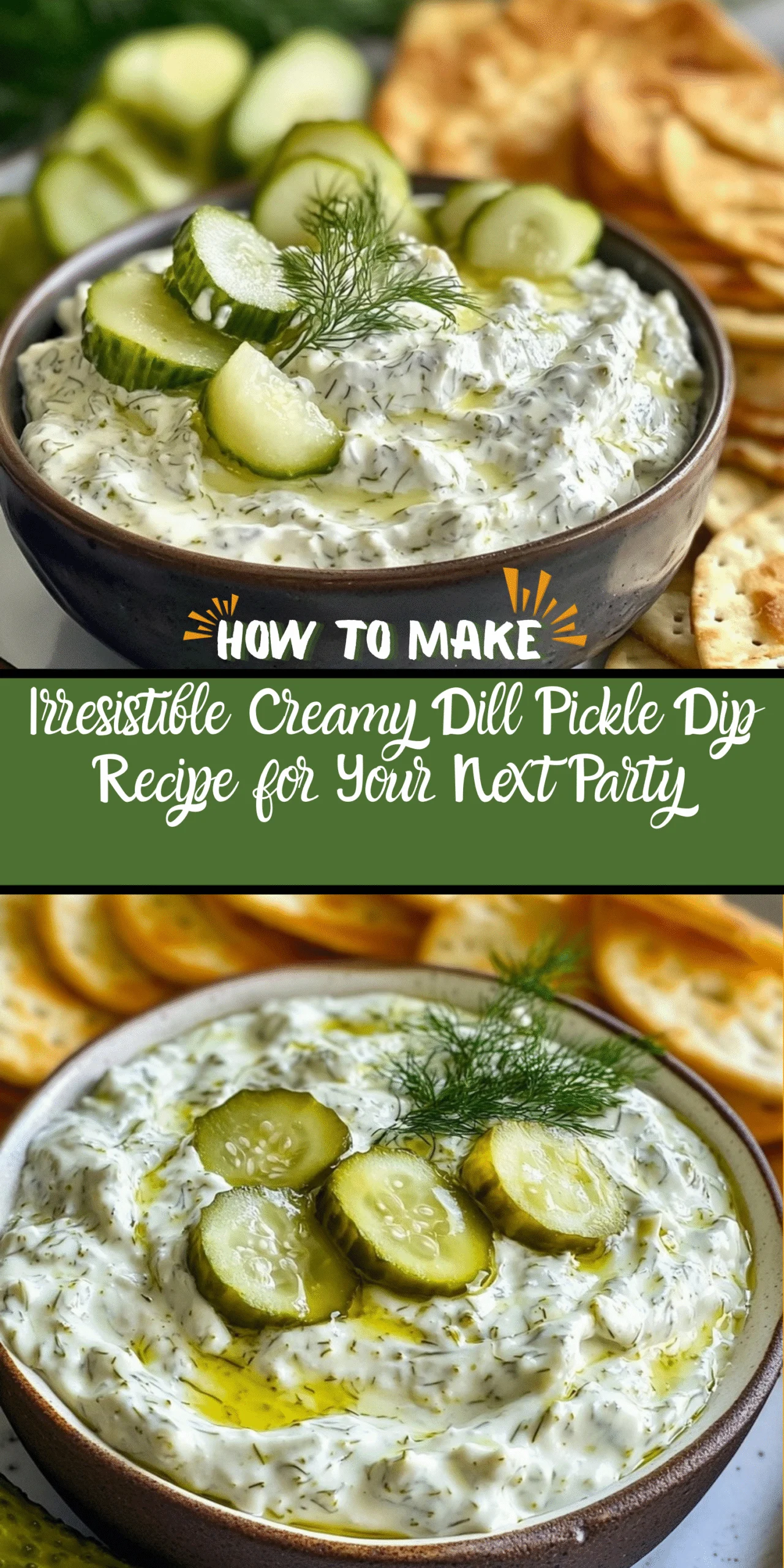 Irresistible Creamy Dill Pickle Dip Recipe for Your Next Party