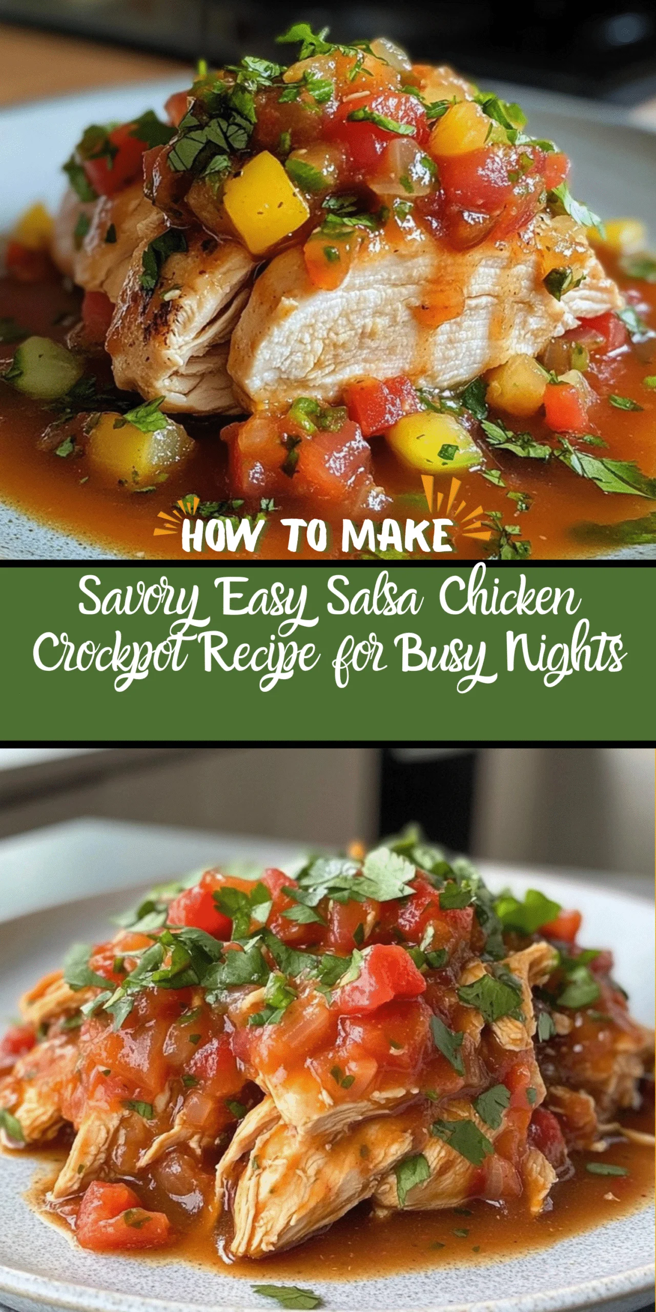 Savory Easy Salsa Chicken Crockpot Recipe for Busy Nights