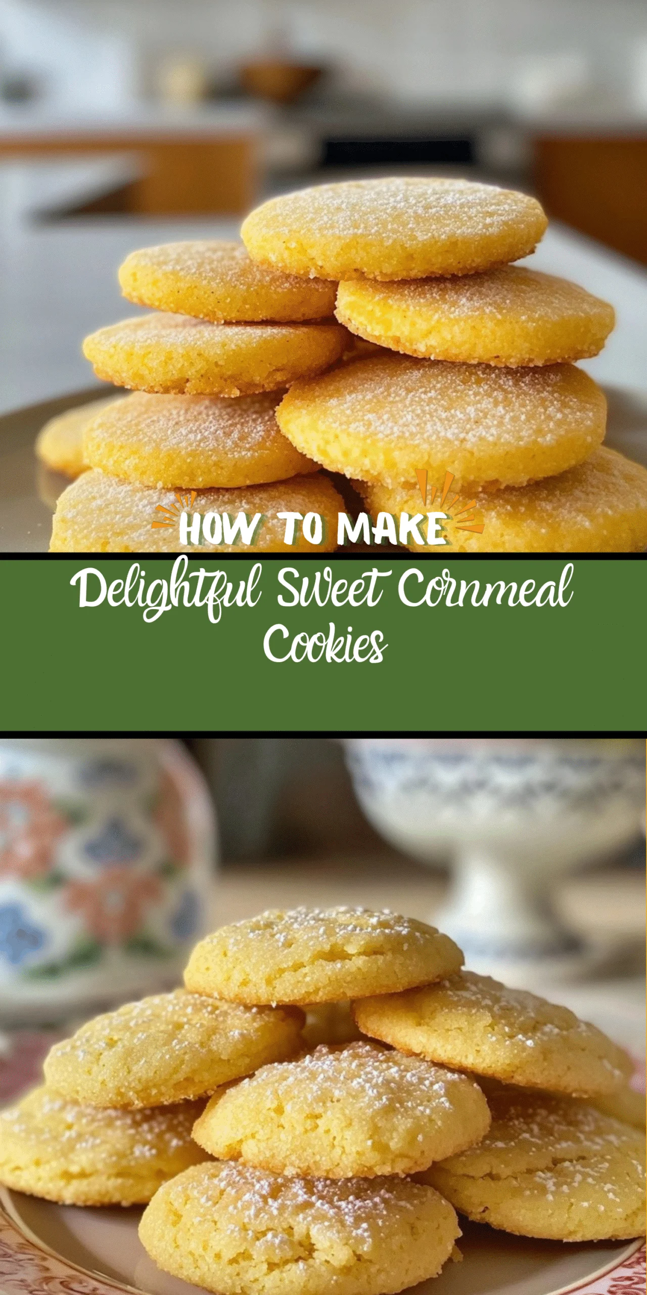 Delightful Sweet Cornmeal Cookies