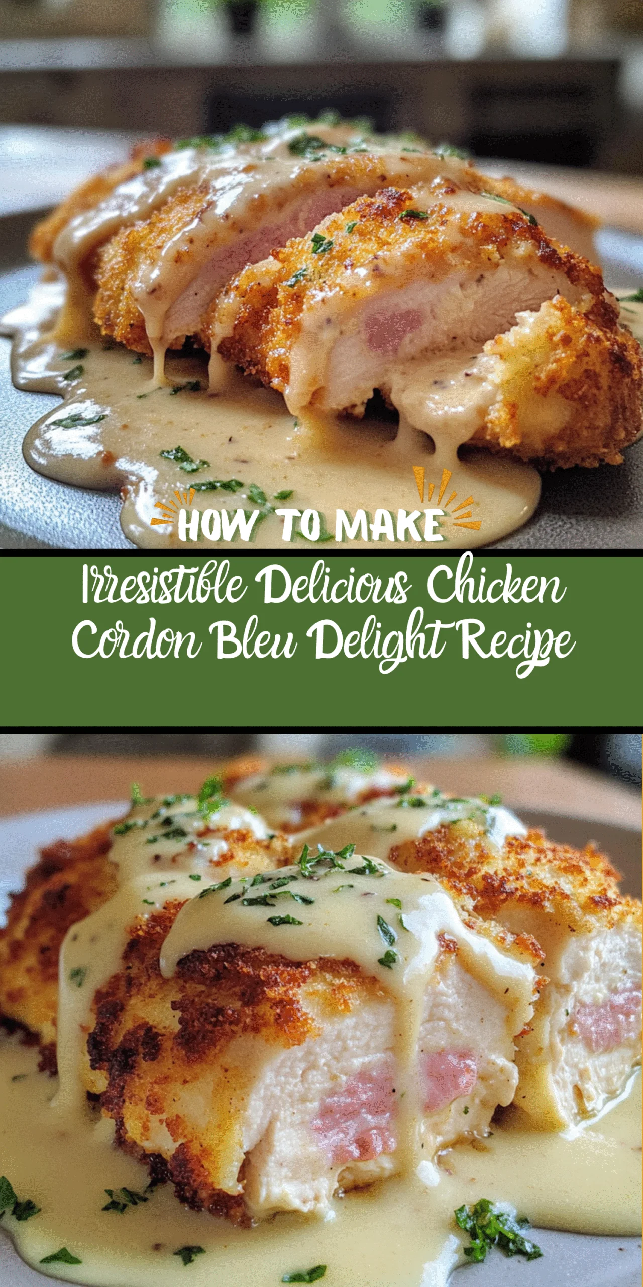Irresistible Delicious Chicken Cordon Bleu Delight Recipe