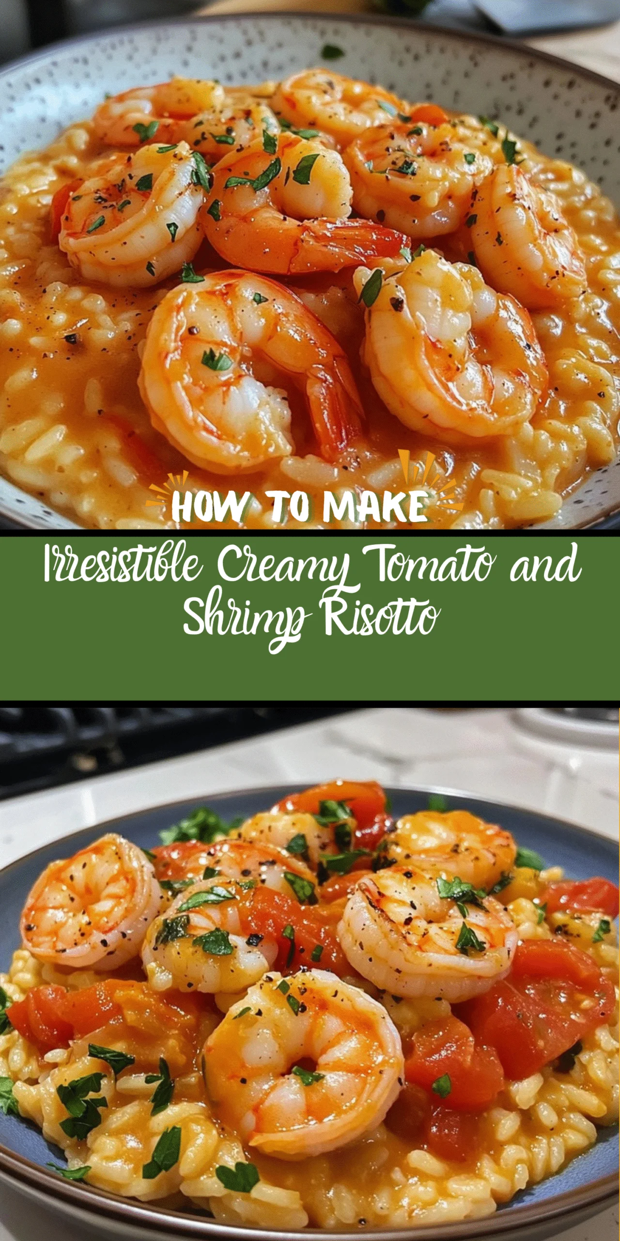 Irresistible Creamy Tomato and Shrimp Risotto