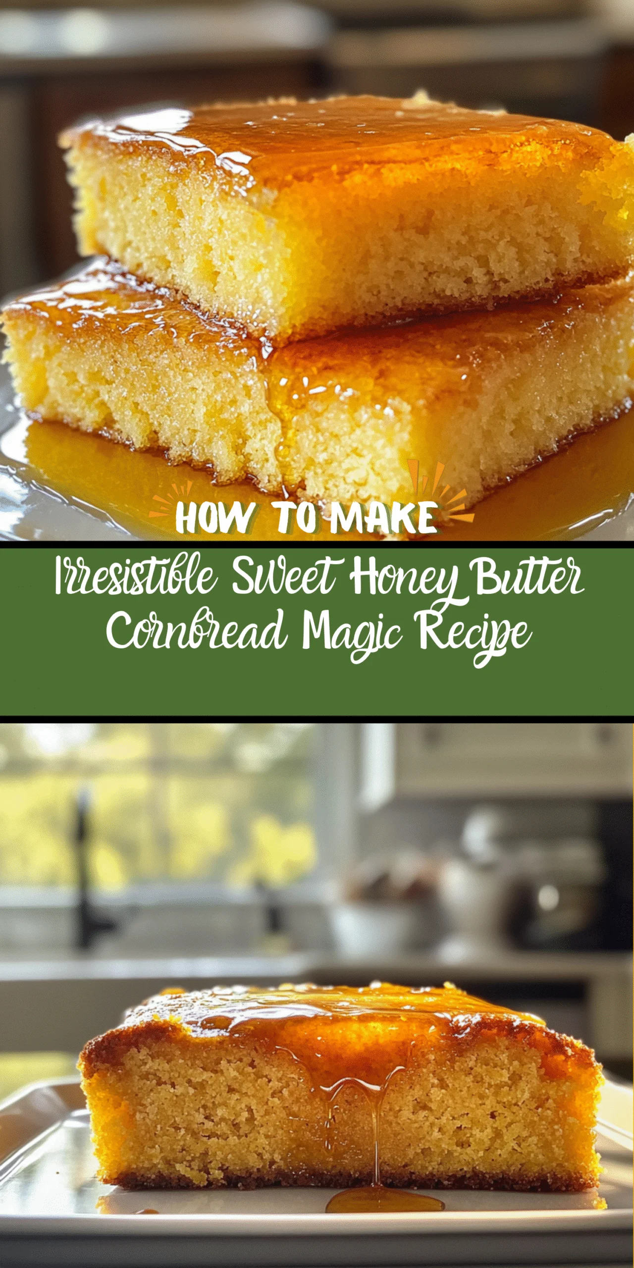 Irresistible Sweet Honey Butter Cornbread Magic Recipe