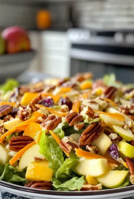 Savory Delicious Apple, Cheddar, and Pecan Salad Recipe