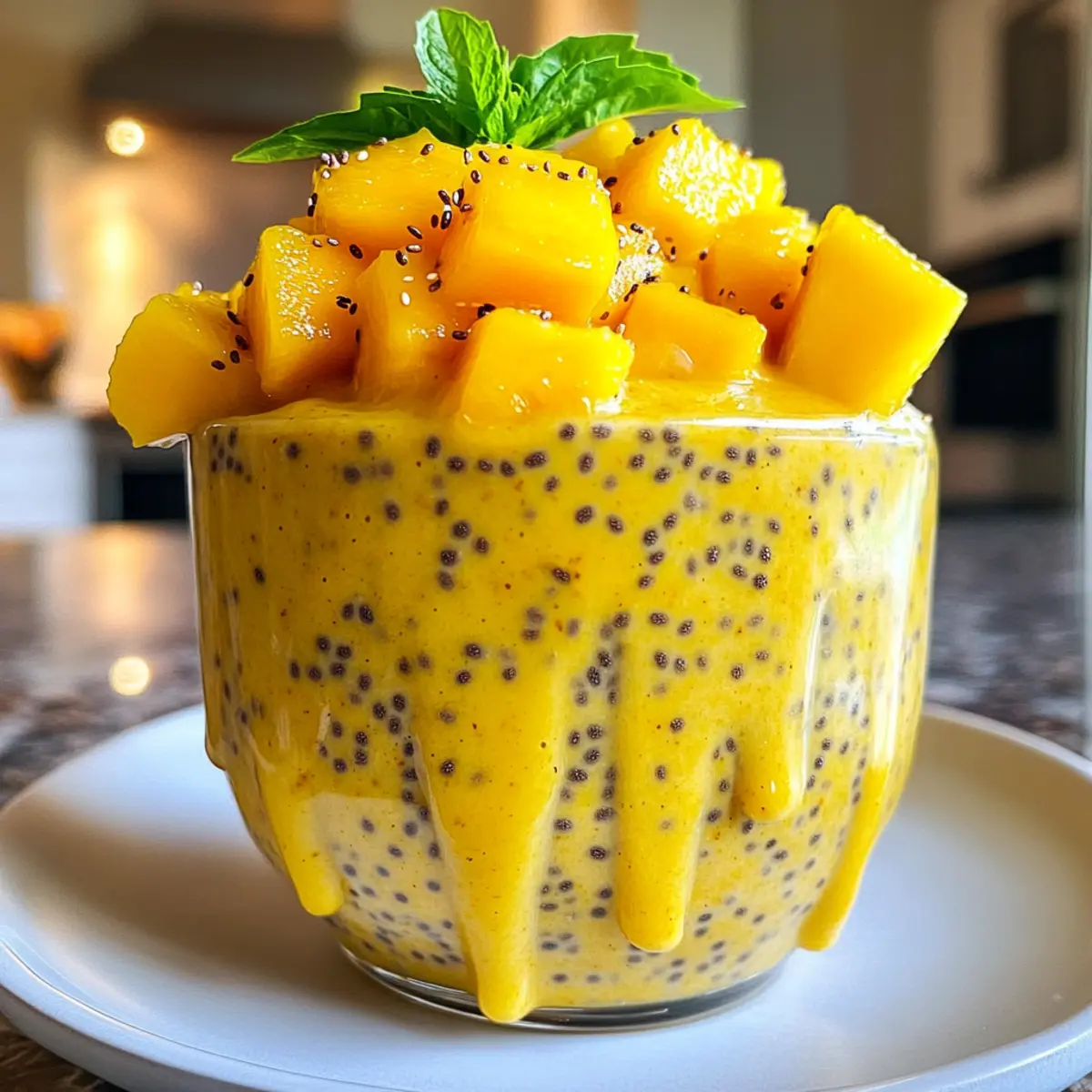 Creamy Delicious Mango Turmeric Chia Pudding Recipe to Try