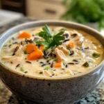 Comforting Cozy One-Pot Creamy Turkey and Wild Rice Soup Recipe