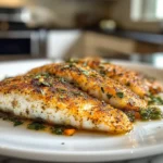 Crispy Flavorful Herb Crusted Tilapia
