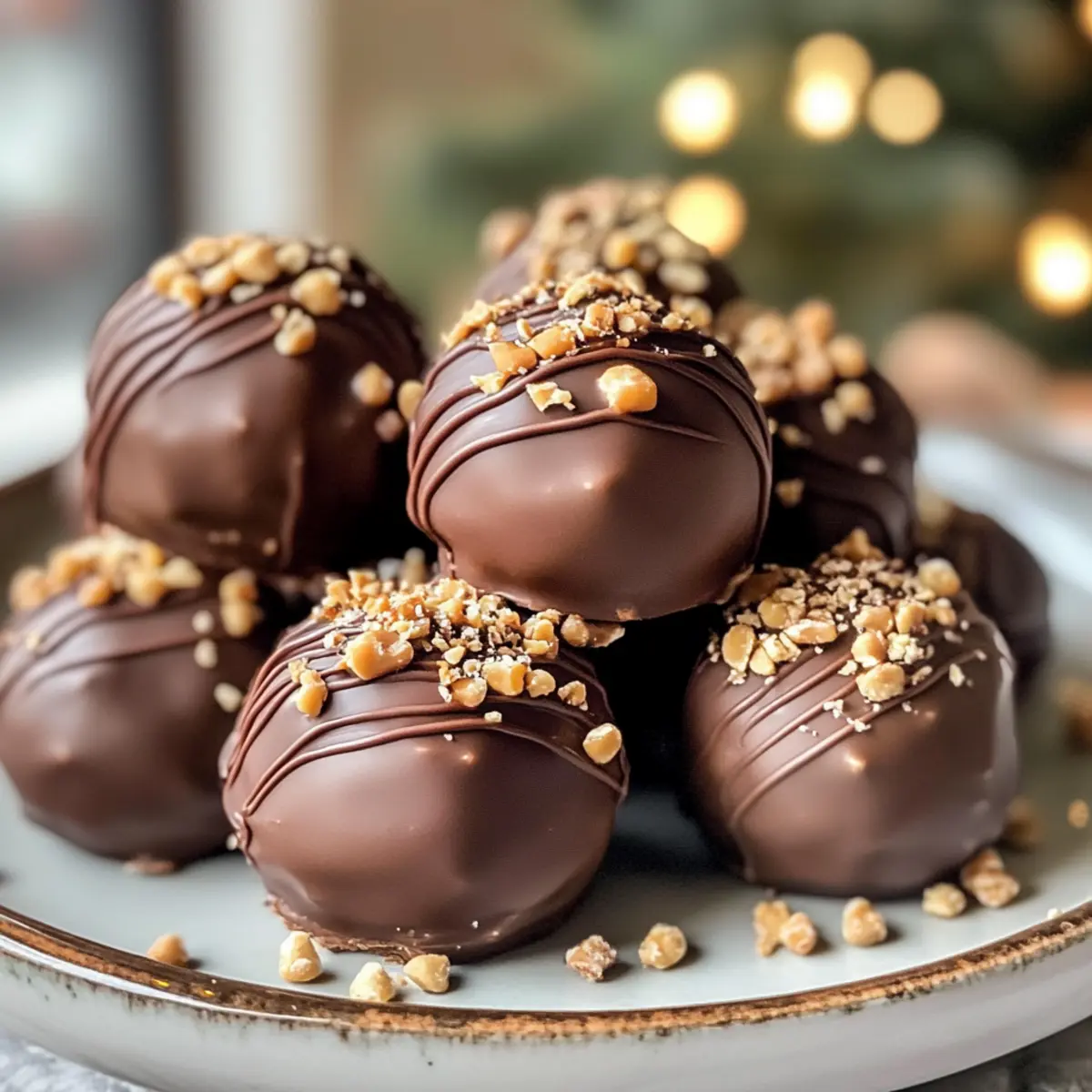 Irresistible Decadent Christmas Peanut Butter Truffles Recipe