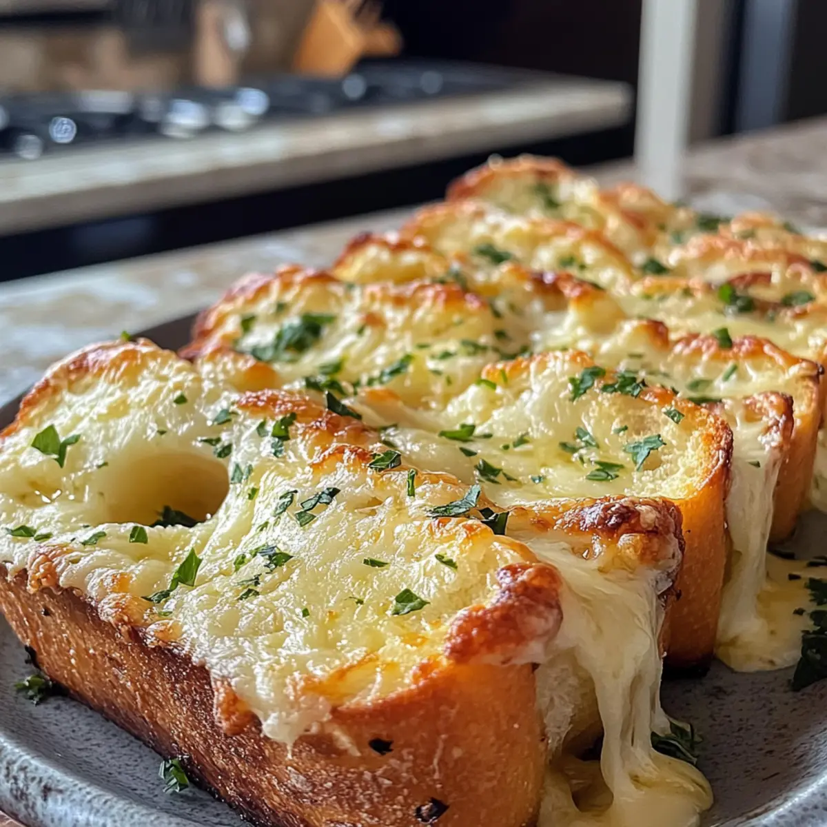 Irresistible Cheesy Garlic Bread